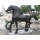 Life Size Black Marble Horse Statue